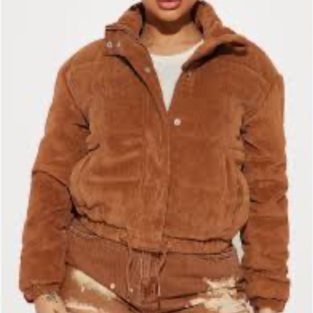 Ashley By 26 International Brown Teddy Jacket